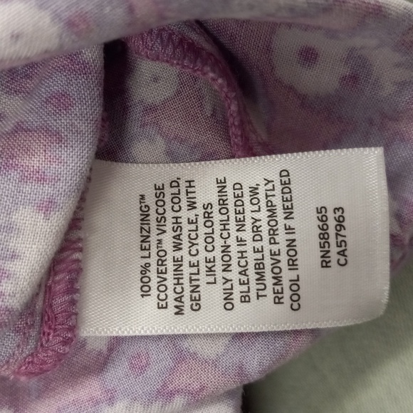 NORDSTOM Abound lavendar Purple Floral Swing Cami Like New Size Large - Picture 6 of 6